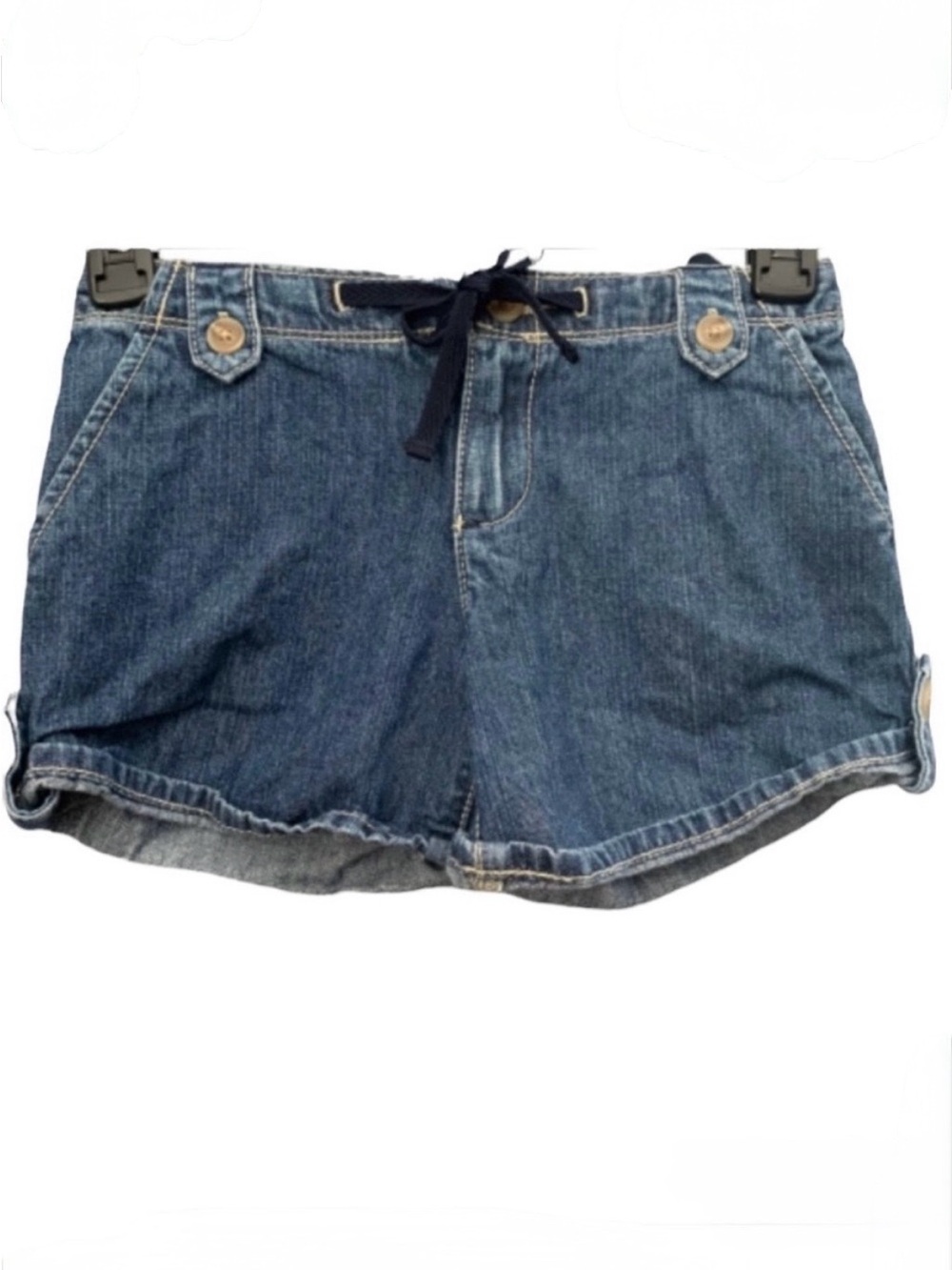 Gap jeans girl size 6 denim shorts adjustable jean back to school beach pool